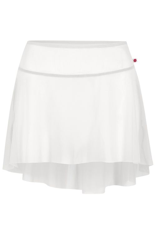 Short Skirt: Mesh White